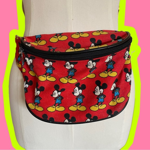 90s Vtg Mickey Mouse Fanny Pack - Picture 2 of 8